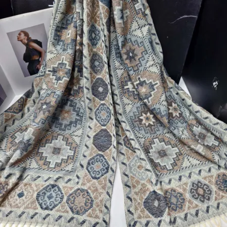 Export export scarf wholesale e-commerce live streaming New retro jacquard series Octopus Geometry supply chain supply Export export scarf wholesale e-commerce live streaming New retro jacquard series Octopus Geometry supply chain supply